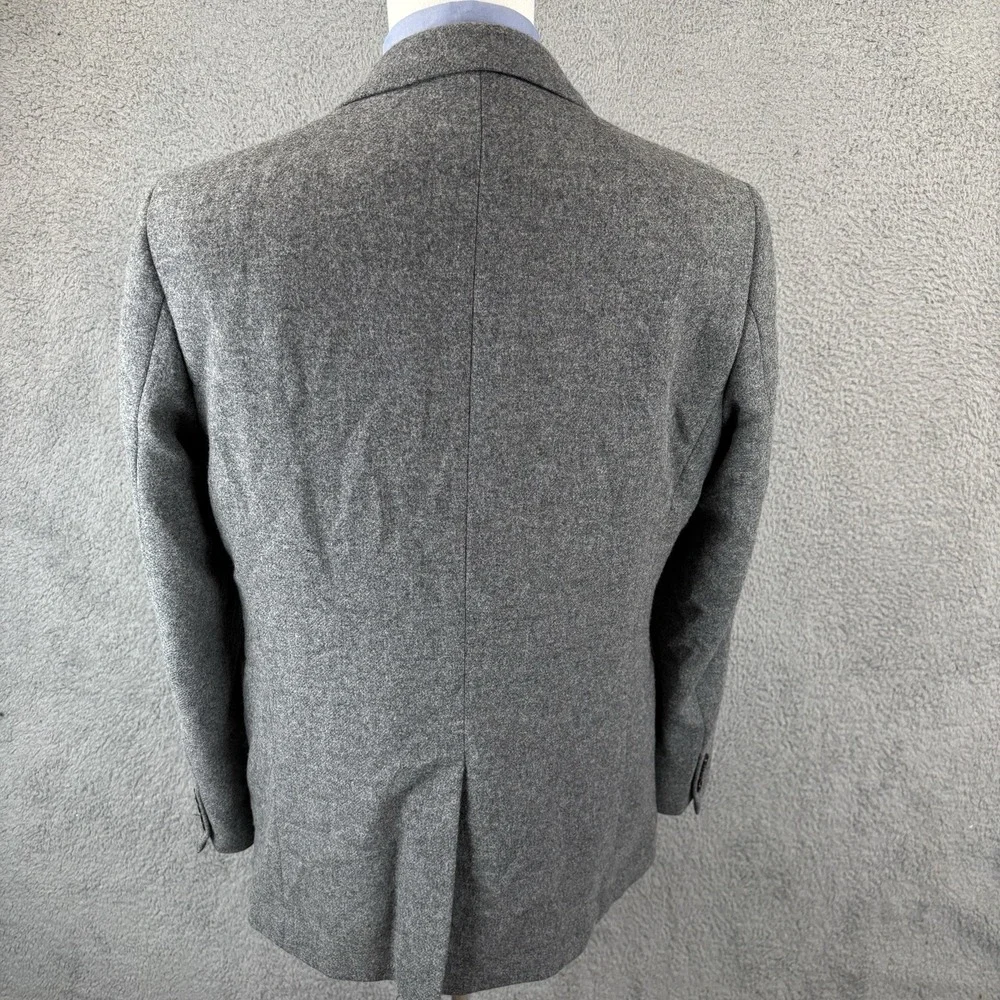 J Crew Ludlow Yorkshire Moon Tweed Wool Sport Coat Blazer 42L Mens‎ Grey Jacket